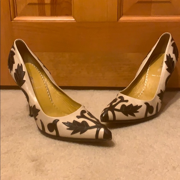 Miu Miu Shoes - Miu Miu by Prada Leafy Vine Heels